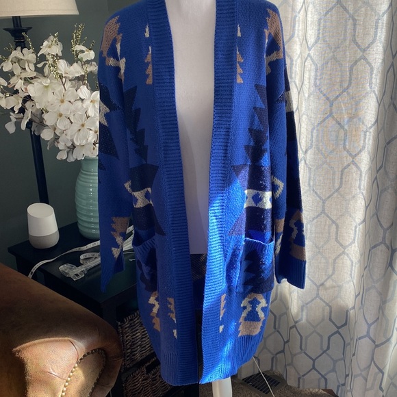 Open front long cardigan - Picture 2 of 5